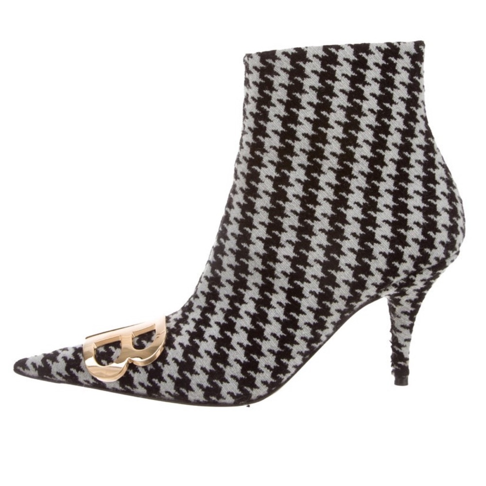Balenciaga houndstooth ankle booties - Picture 3 of 17